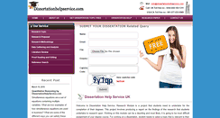 Desktop Screenshot of dissertationhelpservice.com